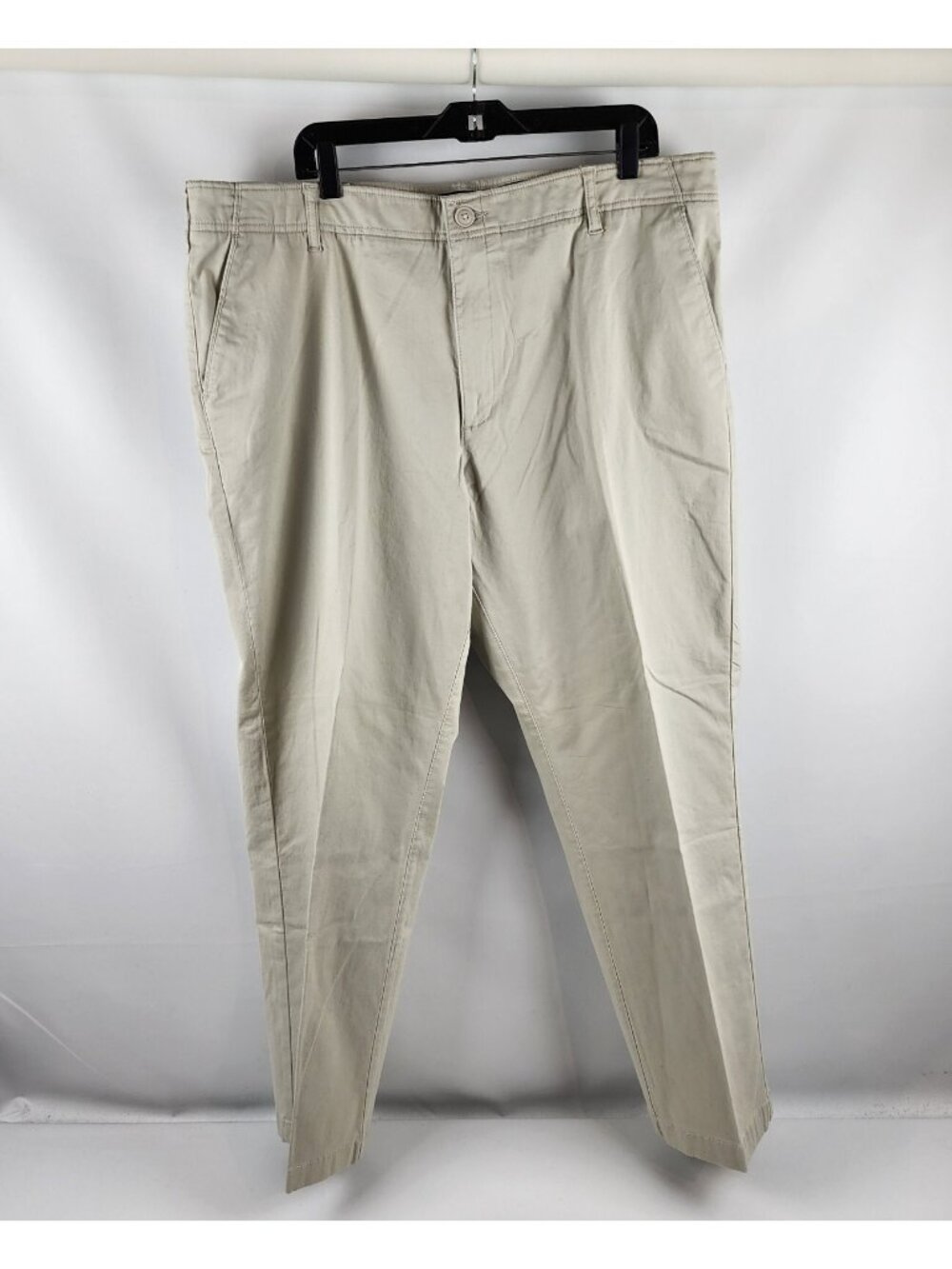 Lee Pants Men 42x30 Performance X-treme Comfort Flat Straight Leg Beige NWT